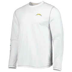 Los Angeles Chargers Laces Out Billboard Long Sleeve T-Shirt White - Tommy Bahama