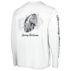Minnesota Vikings Laces Out Billboard Long Sleeve T-Shirt White - Tommy Bahama