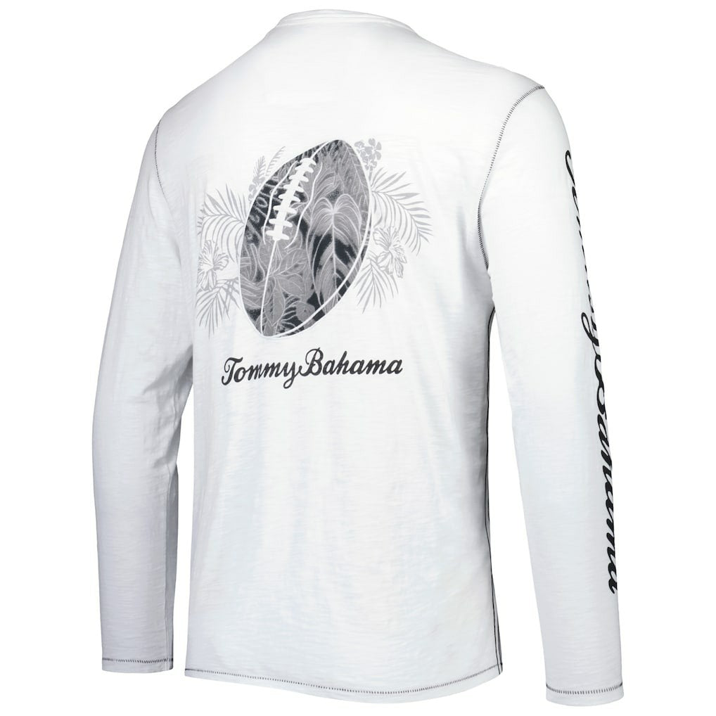 Philadelphia Eagles Laces Out Billboard Long Sleeve T-Shirt White - Tommy Bahama