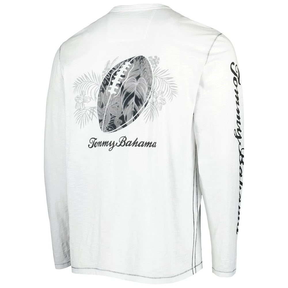 Pittsburgh Steelers Laces Out Billboard Long Sleeve T-Shirt White - Tommy Bahama