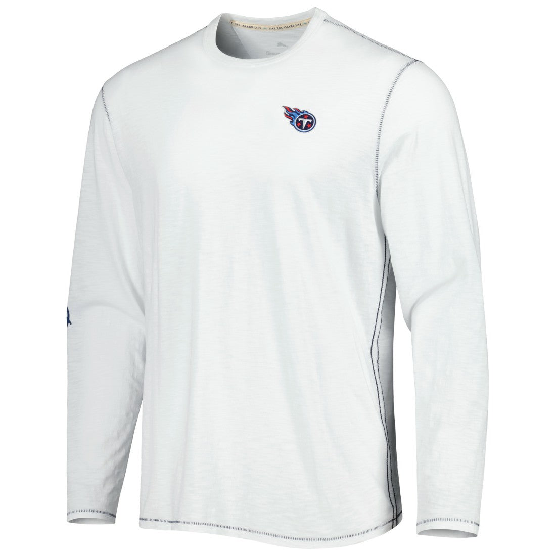 Tennessee Titans Laces Out Billboard Long Sleeve T-Shirt White - Tommy Bahama