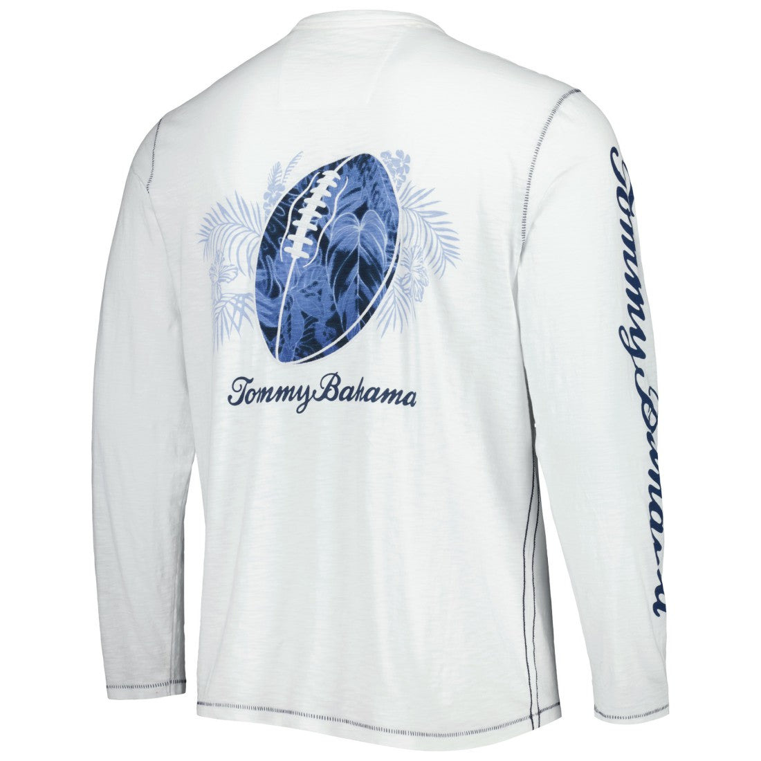 Tennessee Titans Laces Out Billboard Long Sleeve T-Shirt White - Tommy Bahama