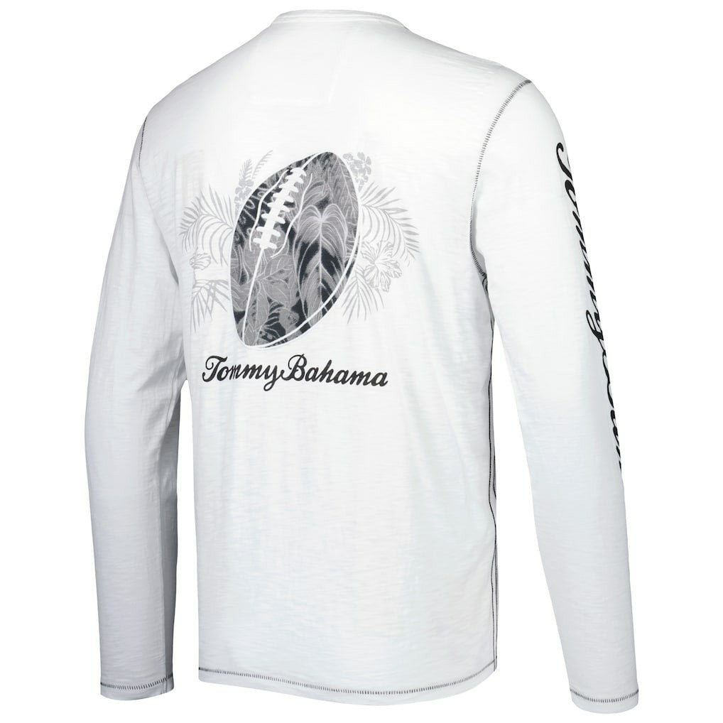 Washington Commanders Laces Out Billboard Long Sleeve T-Shirt White - Tommy Bahama