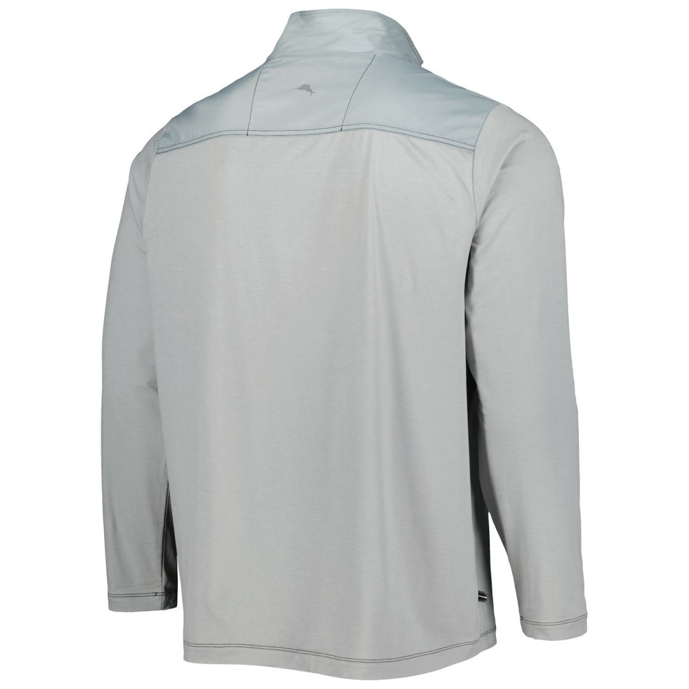 Green Bay Packers On Deck IslandZone Half-Zip Jacket Gray - Tommy Bahama