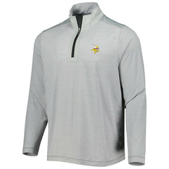 Minnesota Vikings On Deck IslandZone Half-Zip Jacket Gray - Tommy Bahama
