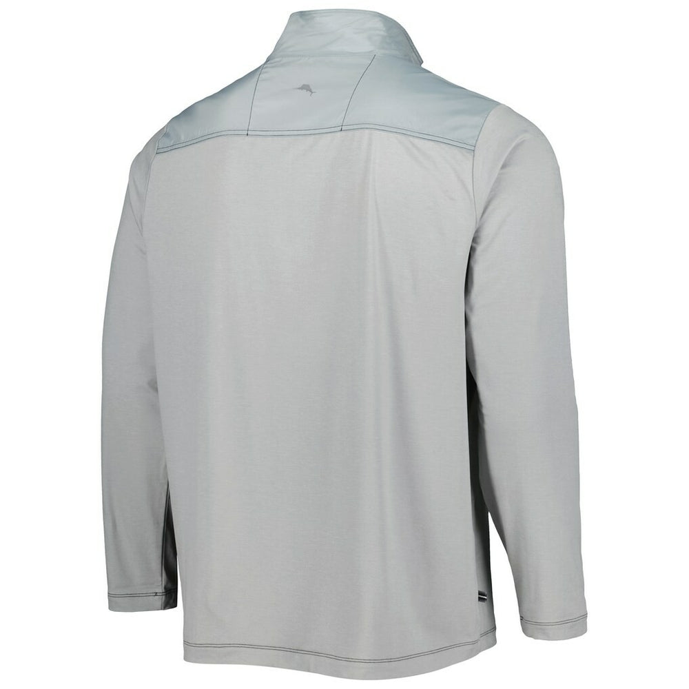 Minnesota Vikings On Deck IslandZone Half-Zip Jacket Gray - Tommy Bahama