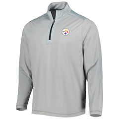 Pittsburgh Steelers On Deck IslandZone Half-Zip Jacket Gray - Tommy Bahama