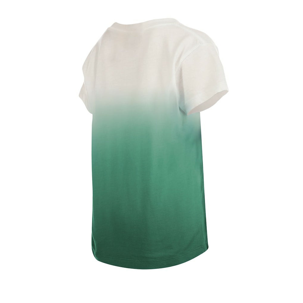 Green Bay Packers New Era Youth Multi Logo Ombre V-Neck T-Shirt Green - NFL