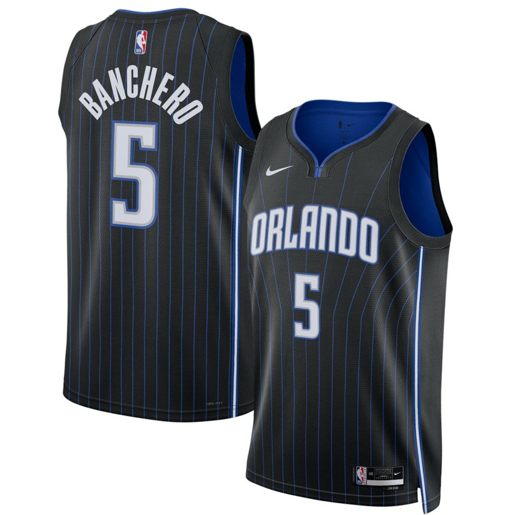 Nike - Paolo Banchero Orlando Magic Unisex 2022 NBA Draft First Round Pick Swingman Jersey - Icon Edition - Black