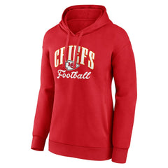Kansas City Chiefs Women's Team Logo Victory Script Pullover Hoodie Red - Fanatics
