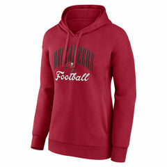 Tampa Bay Buccaneers Women's Team Logo Victory Script Pullover Hoodie Red - Fanatics