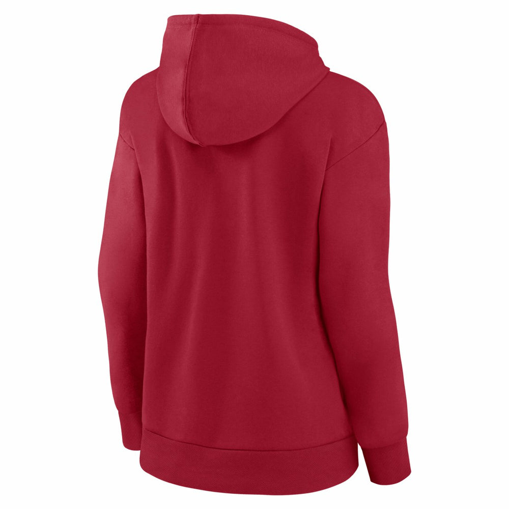 Tampa Bay Buccaneers Women's Team Logo Victory Script Pullover Hoodie Red - Fanatics