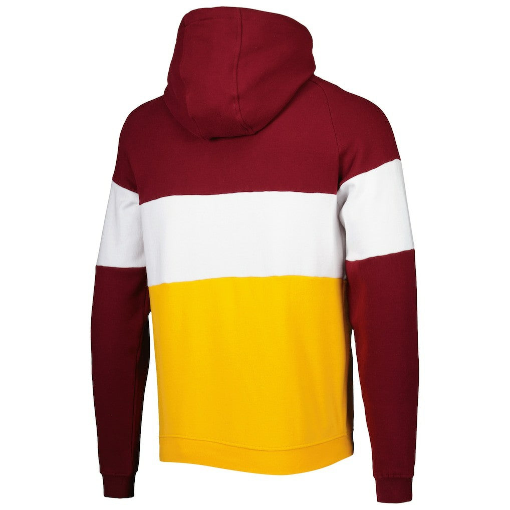 Washington Commanders New Era Colorblock Current Pullover Hoodie Gold - NFL