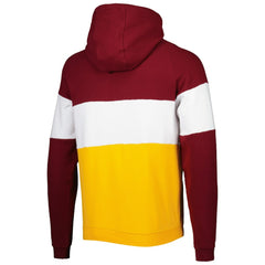 Washington Commanders New Era Colorblock Current Pullover Hoodie Gold - NFL