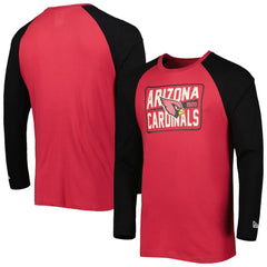 Arizona Cardinals New Era Current Raglan Long Sleeve T-Shirt Cardinal - NFL