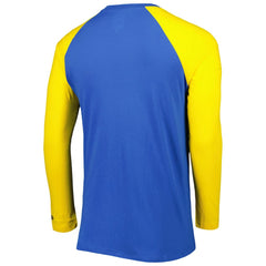 Los Angeles Rams New Era Current Raglan Long Sleeve T-Shirt Royal - NFL