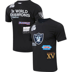 Las Vegas Raiders Pro Standard Championship T-Shirt Black - NFL