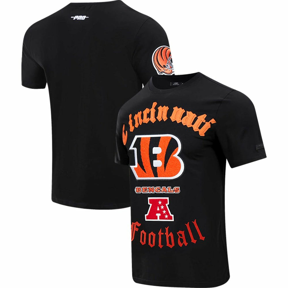 Cincinnati Bengals Pro Standard Old English T-Shirt Black - NFL