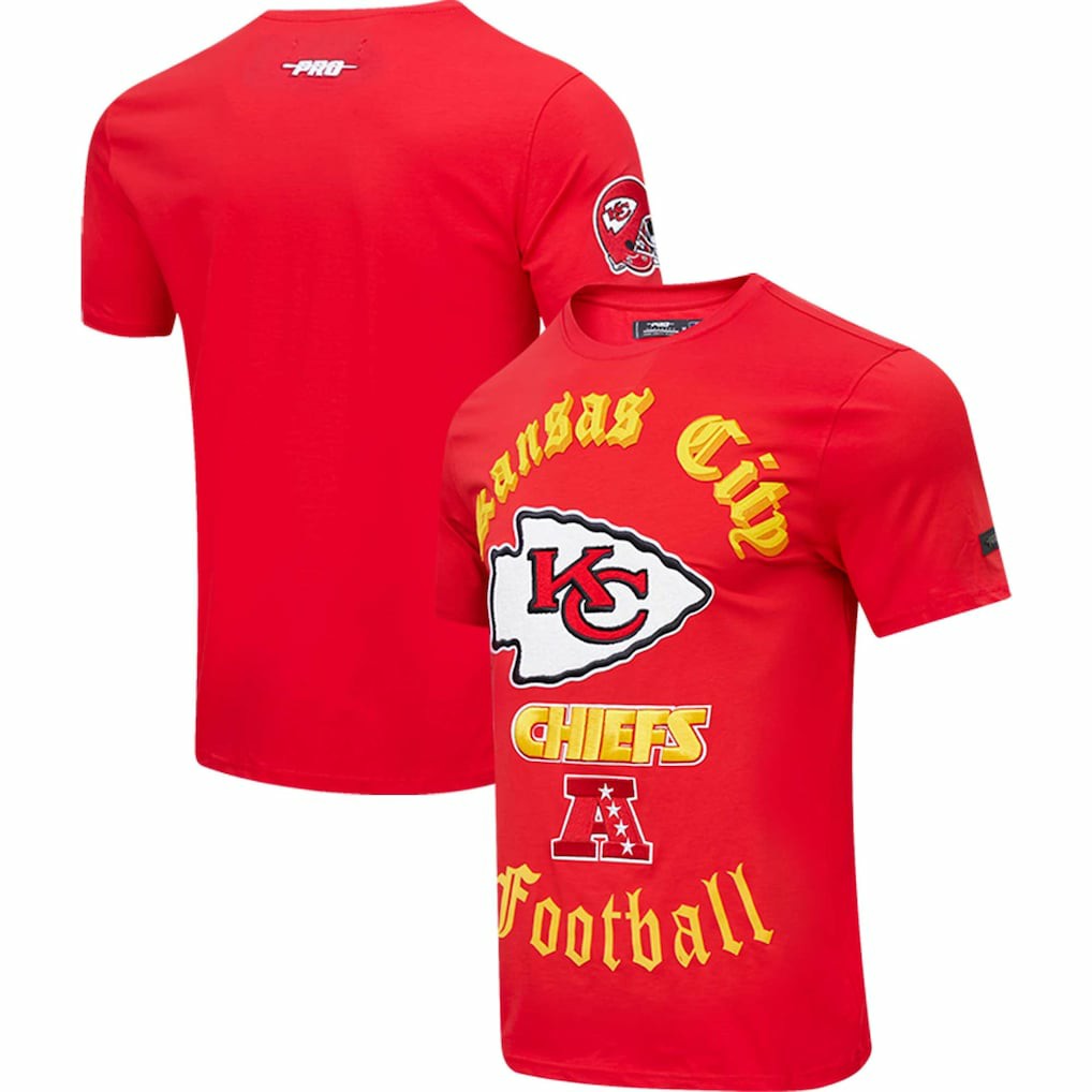Kansas City Chiefs Pro Standard Old English T-Shirt Red - NFL