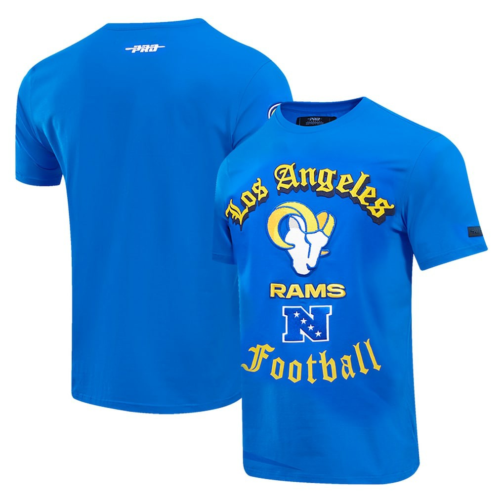 Los Angeles Rams Pro Standard Old English T-Shirt Royal - NFL