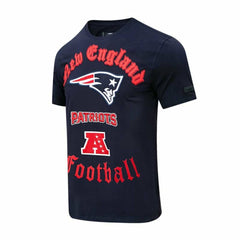 New England Patriots Pro Standard Old English T-Shirt Navy - NFL