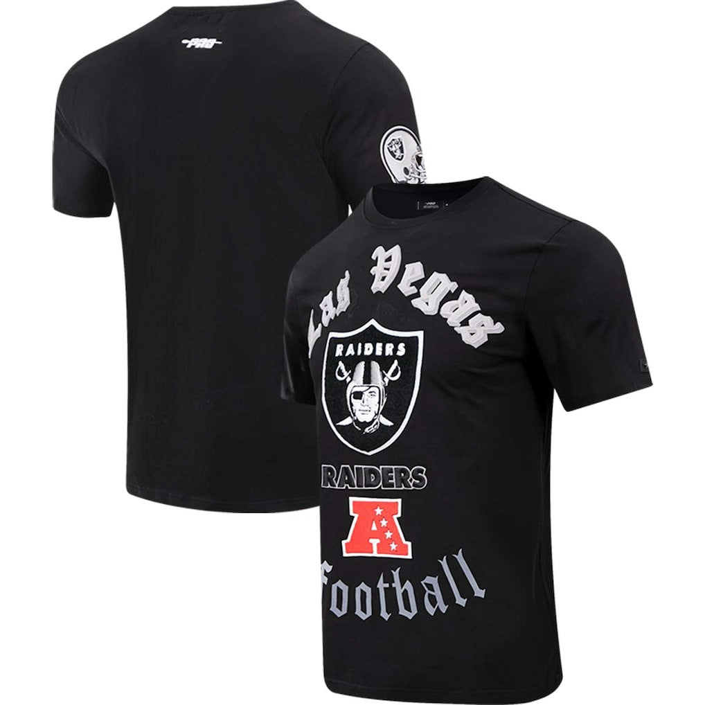 Las Vegas Raiders Pro Standard Old English T-Shirt Black - NFL