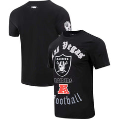 Las Vegas Raiders Pro Standard Old English T-Shirt Black - NFL