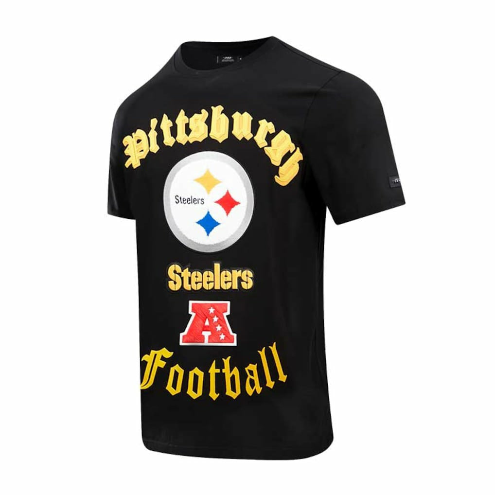Pittsburgh Steelers Pro Standard Old English T-Shirt Black - NFL