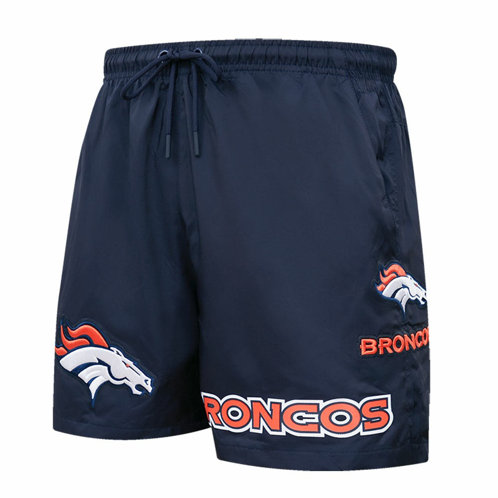Denver Broncos Pro Standard Woven Shorts Navy - NFL