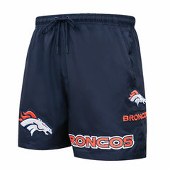 Denver Broncos Pro Standard Woven Shorts Navy - NFL
