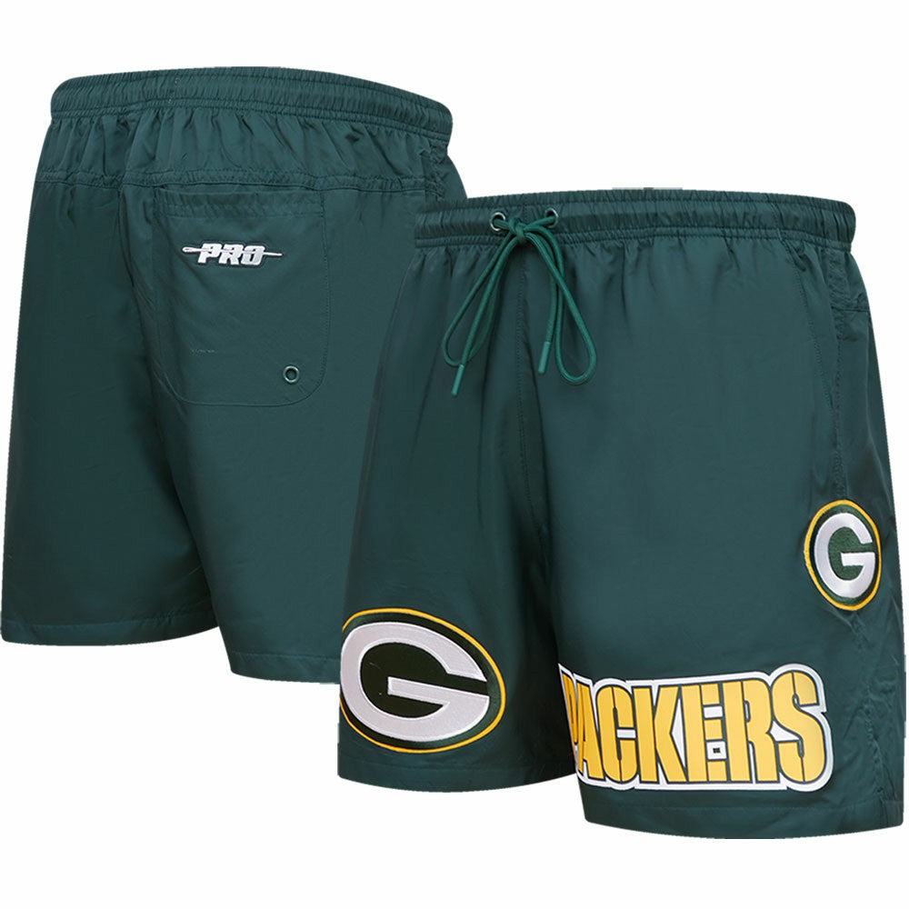 Green Bay Packers Pro Standard Woven Shorts Green - NFL