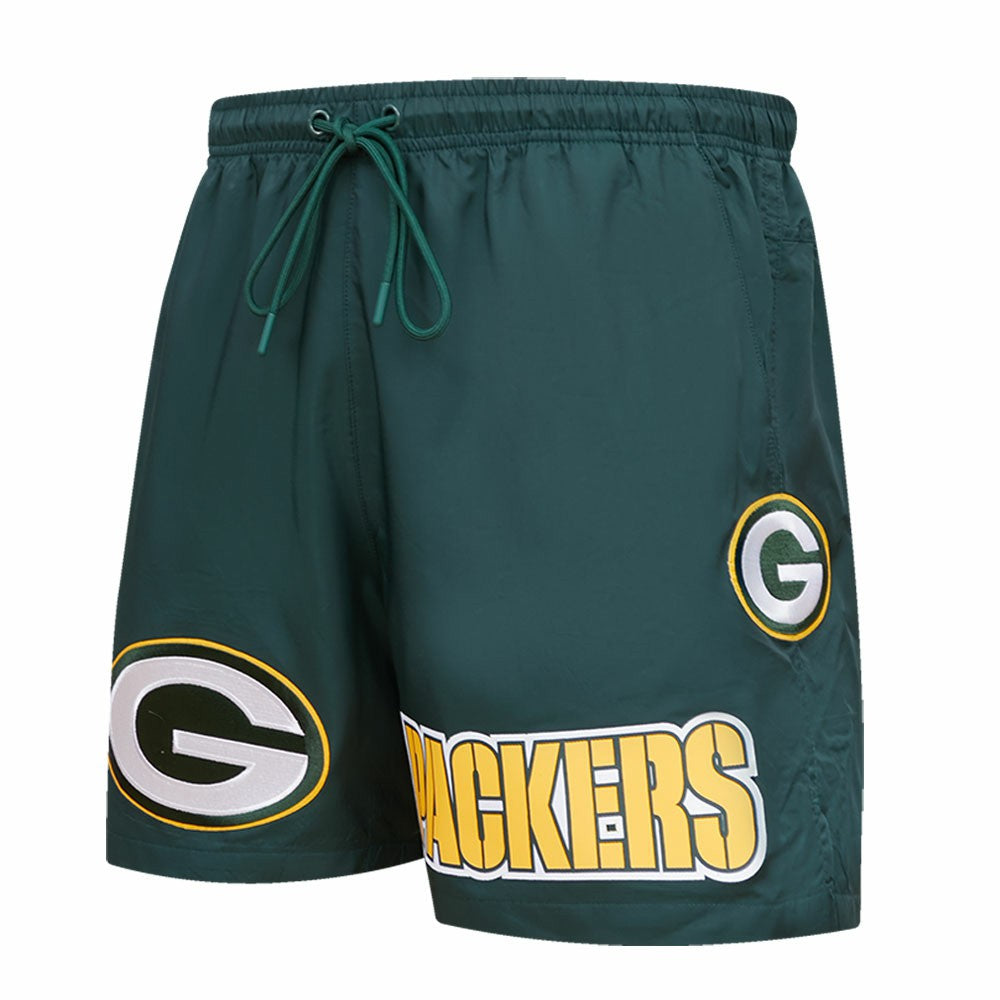 Green Bay Packers Pro Standard Woven Shorts Green - NFL