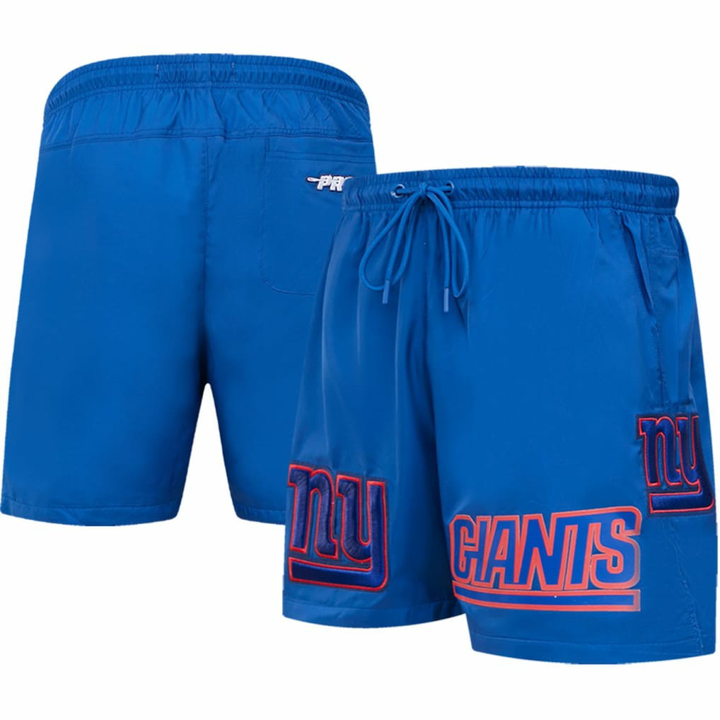 New York Giants Pro Standard Woven Shorts Royal - NFL