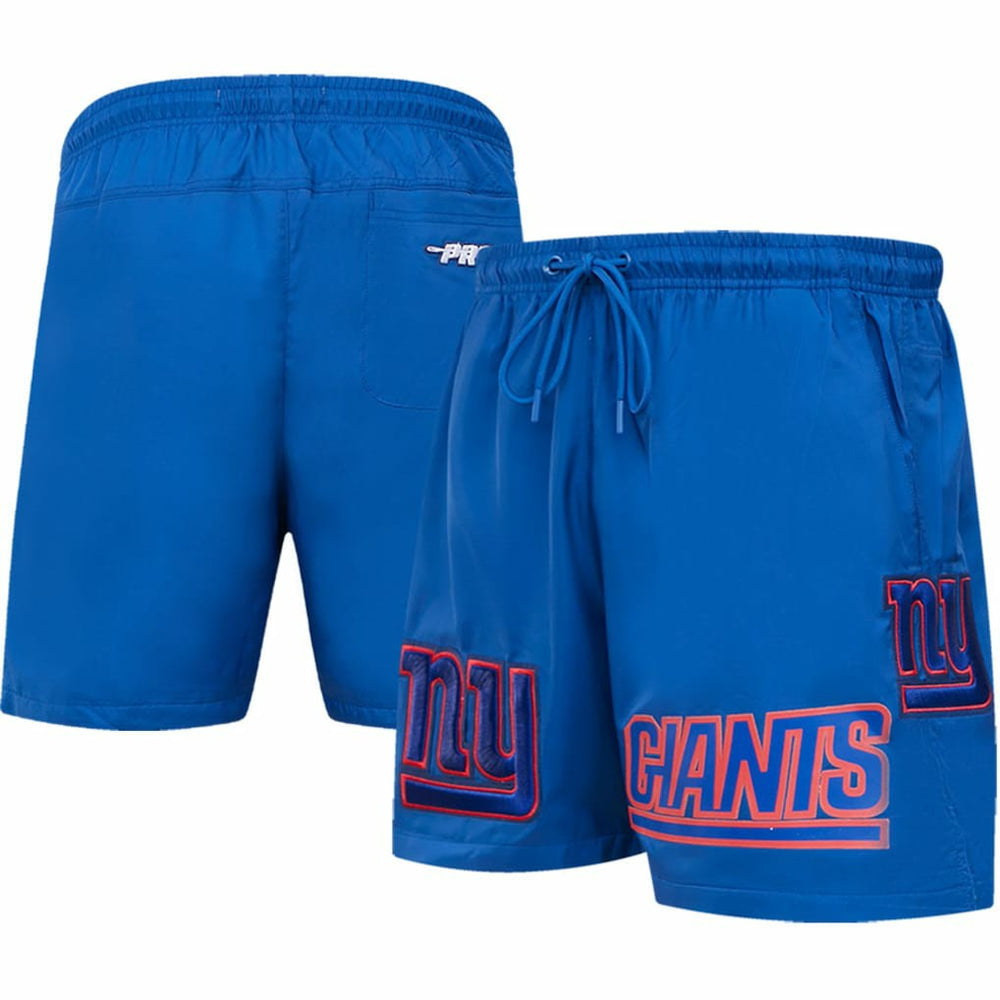 New York Giants Pro Standard Woven Shorts Royal - NFL