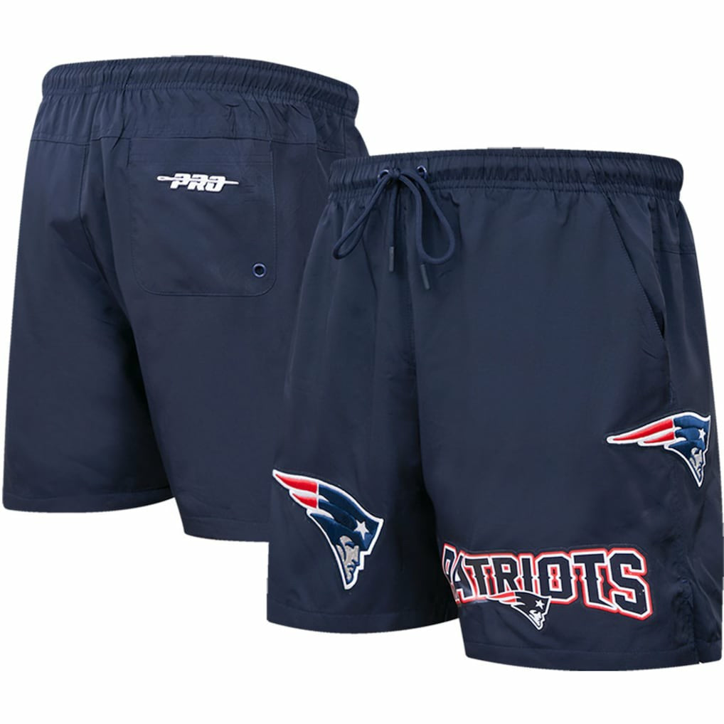 New England Patriots Pro Standard Woven Shorts Navy - NFL