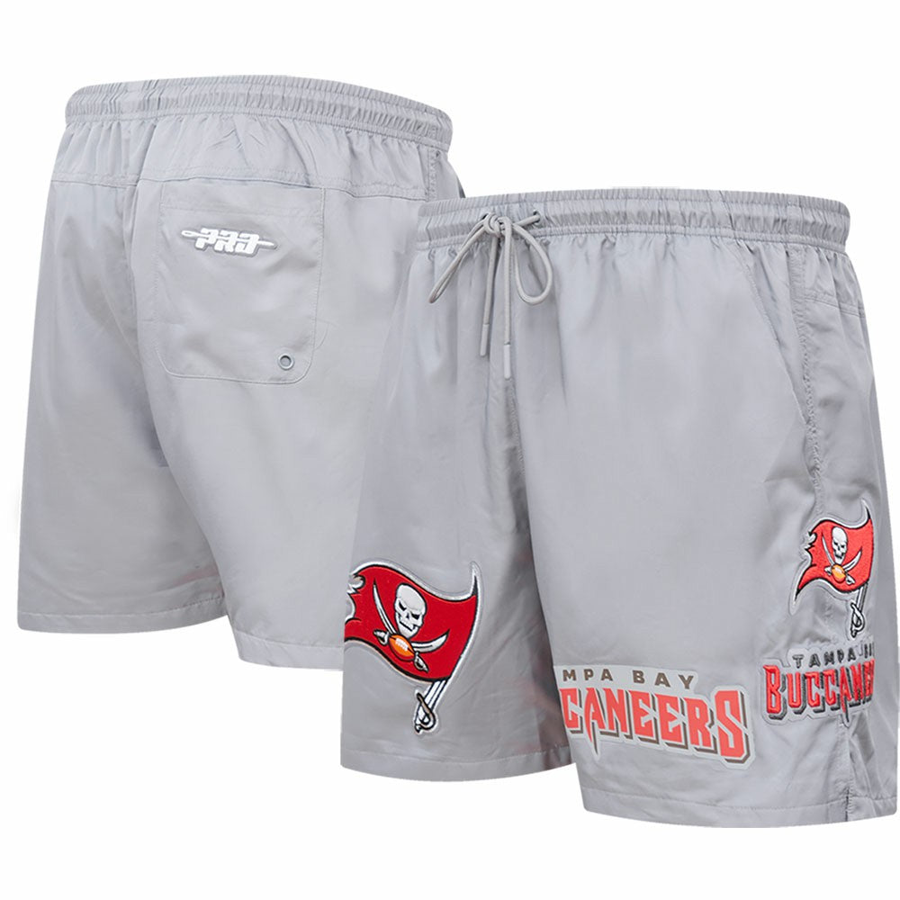 Tampa Bay Buccaneers Pro Standard Woven Shorts Pewter - NFL