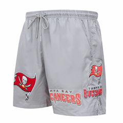 Tampa Bay Buccaneers Pro Standard Woven Shorts Pewter - NFL