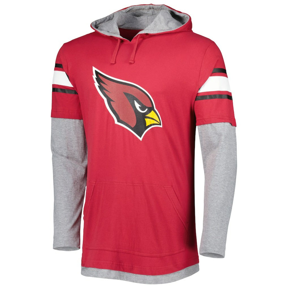 Arizona Cardinals New Era Long Sleeve Hoodie T-Shirt Cardinal - NFL