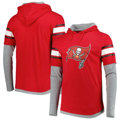 Tampa Bay Buccaneers New Era Long Sleeve Hoodie T-Shirt Red - NFL