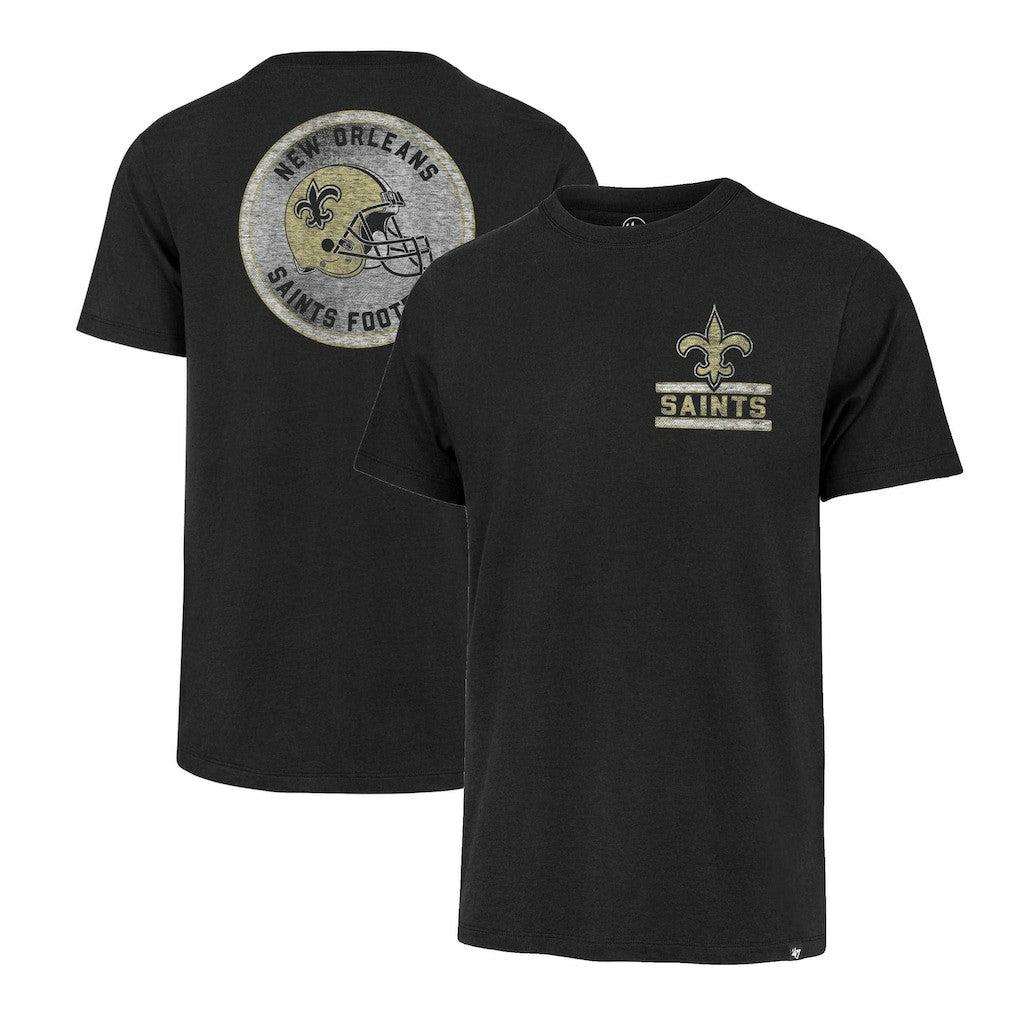 New Orleans Saints '47 Open Field Franklin T-Shirt Black - 47 brand