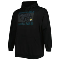 Jacksonville Jaguars Big & Tall Pop of Color Pullover Hoodie Black - Fanatics