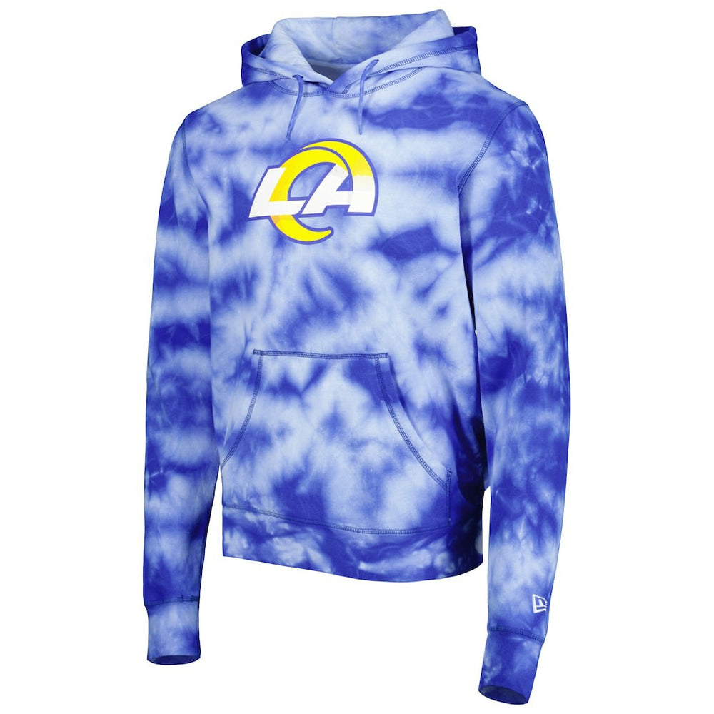 Los Angeles Rams New Era Team Tie-Dye Pullover Hoodie Royal - NFL