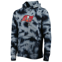 Tampa Bay Buccaneers New Era Team Tie-Dye Pullover Hoodie Black - NFL