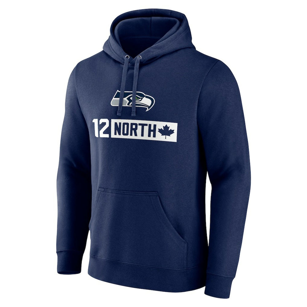 Seattle Seahawks 12 North Pullover Hoodie College Navy - NFL