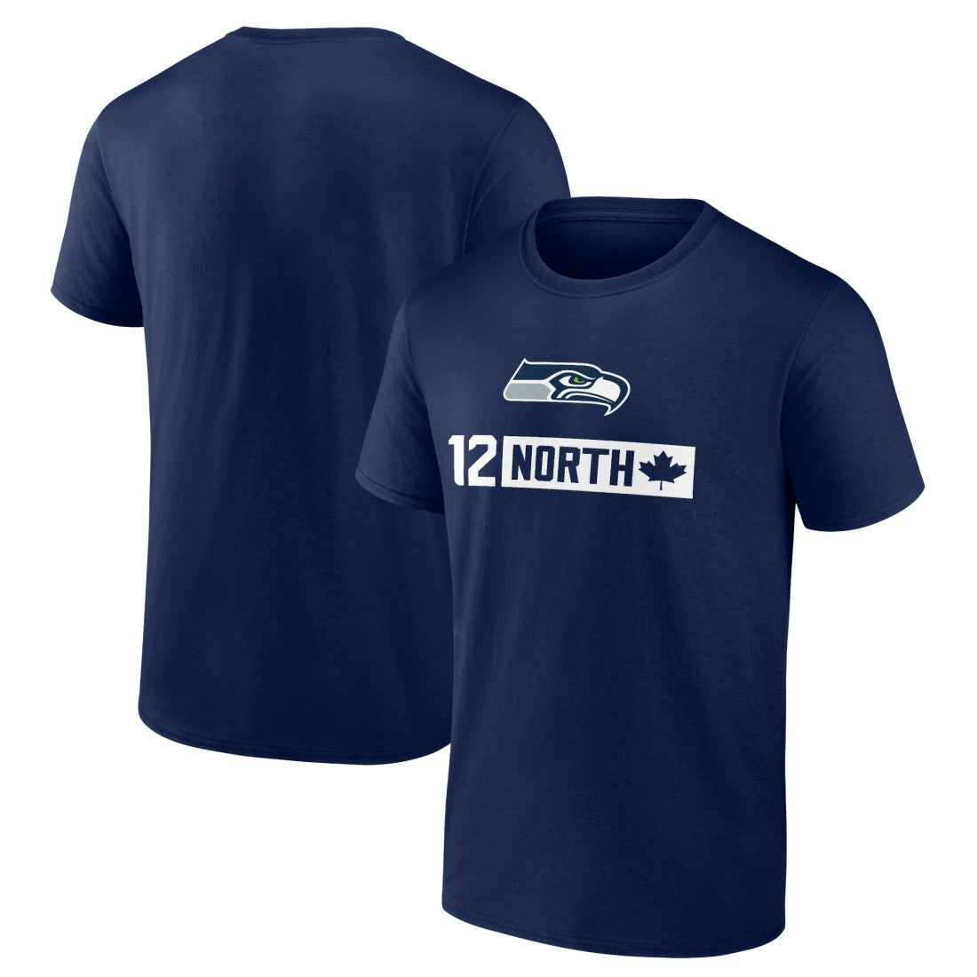 Seattle Seahawks 12 North T-Shirt College Navy - NFL