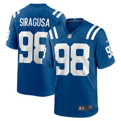 Tony Siragusa Indianapolis Colts Game Retired Player Jersey Royal - Nike