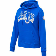 Indianapolis Colts Pro Standard Women's Local Patch Pullover Hoodie Royal - NFL