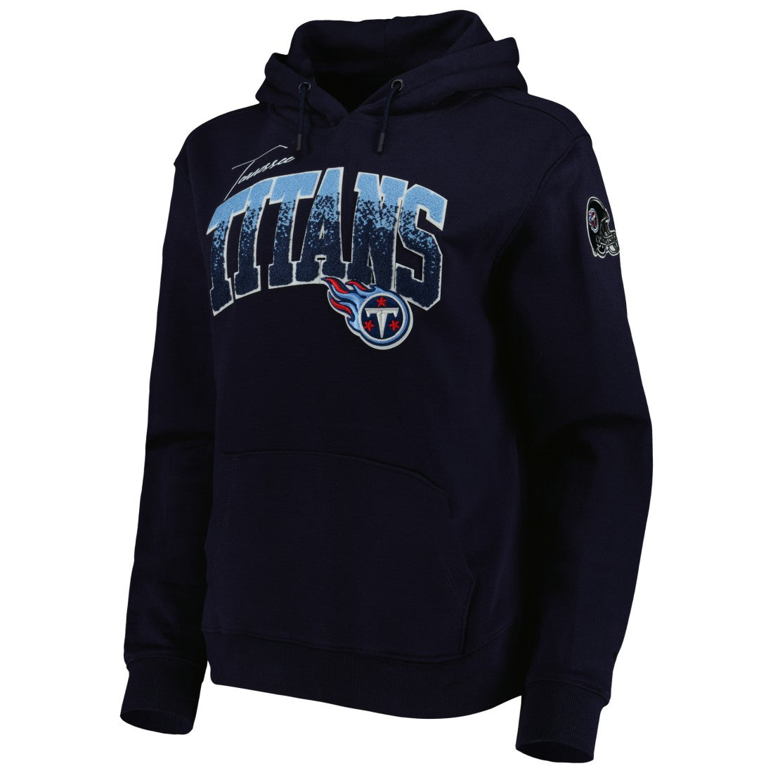 Tennessee Titans Pro Standard Women's Local Patch Pullover Hoodie Navy - NFL