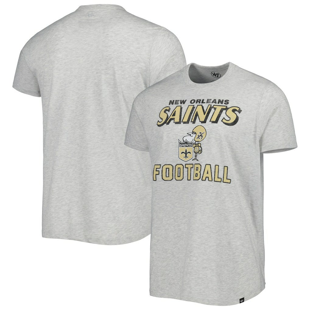 New Orleans Saints '47 Dozer Franklin Lightweight T-Shirt Gray - 47 brand