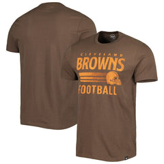Cleveland Browns '47 Wordmark Rider Franklin T-Shirt Brown - 47 brand